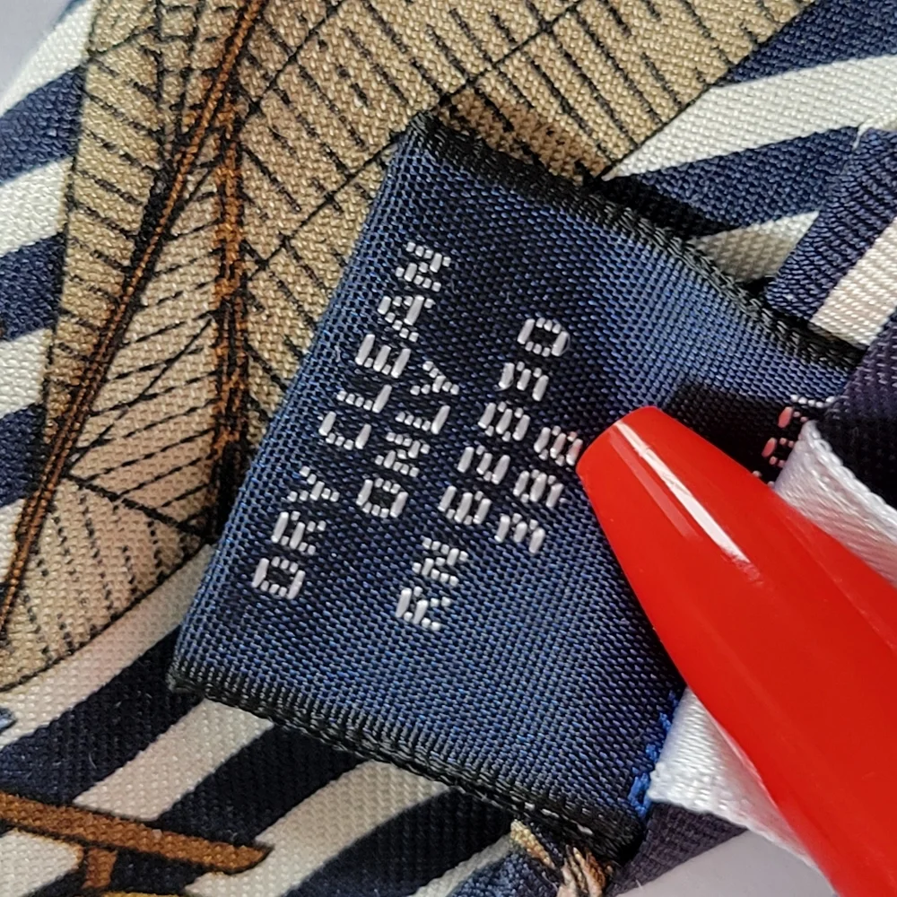 Lands' End Silk Necktie Hand Sewn Nautical Sailboats Coastal Preppy ~ GUC ~ 80s